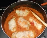 豚肉の白菜ロール♪トマトソース煮込み作り方6写真