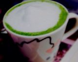 抹茶ミルクラテ作り方5写真