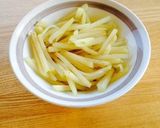 簡単じゃかいもの千切り炒め作り方5写真