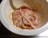 豚ロースのマヨたれ焼き(キャベツ添え)作り方2写真