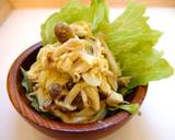 鶏ささみとしめじのカレーマヨサラダ☆作り方6写真