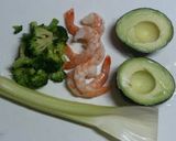セロリinアボガドサラダ作り方1写真