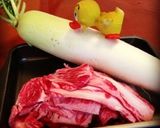 牛すじ大根♪作り方1写真