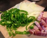 うちの焼きそばナポリタン(^^)作り方1写真