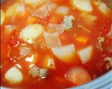 ひらひら牛でもご馳走に☆牛トマト煮込み作り方3写真