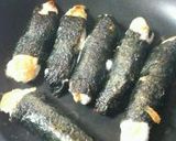 チーズがとろり♪ササミの海苔巻作り方4写真