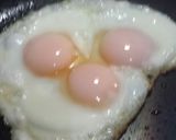 簡単 豚肉と卵のお好み焼ソースかけ作り方4写真