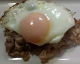 簡単 豚肉と卵のお好み焼ソースかけ作り方5写真