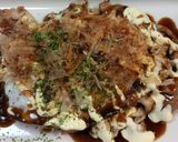 簡単 豚肉と卵のお好み焼ソースかけ作り方6写真
