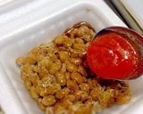 サンバル入り納豆チーズの油揚げ包み焼き作り方2写真