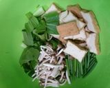にんにくの芽と厚揚げの中華炒め作り方1写真