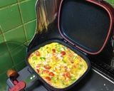 両面フライパン使用★具だくさんオムレツ作り方3写真