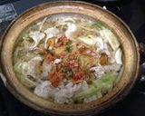初めての一人暮し☆土鍋で豚キムチ鍋作り方3写真