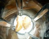 林檎のスムージー　京都カフェ作り方4写真