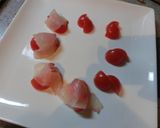 クリスマスに♬リースカルパッチョ作り方3写真