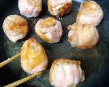 お弁当に◎簡単♪ゆで卵の肉巻き☆照り焼き作り方11写真