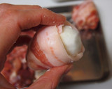 お弁当に◎簡単♪ゆで卵の肉巻き☆照り焼き作り方7写真