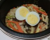ラーメンスープで簡単中華風炊き込みご飯作り方3写真