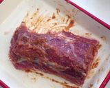 簡単絶品！はちみつ味噌漬け焼豚作り方2写真