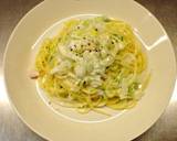 白菜とベーコンのクリームパスタ作り方7写真