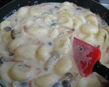 米粉のニョッキ★サーモン豆乳クリーム作り方7写真