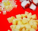 ✿タコとジャガイモの柚子胡椒マヨ和え✿作り方1写真