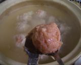 キムチ風味の肉団子鍋作り方3写真