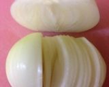簡単☆銀鮭みそ漬け・玉ねぎの蒸し焼き作り方1写真