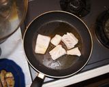 鰆となすびのアンチョビベーコンのポワレ作り方3写真