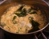 ✤お豆腐とワカメのかきたま汁(味噌汁)✤作り方3写真
