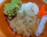 温野菜とポークカツレツのチーズ焼き作り方3写真