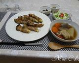 茄子とエリンギの豚バラ肉巻き巻き作り方5写真