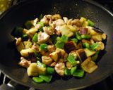 チキンと茄子のこってり♥甘酢丼作り方4写真