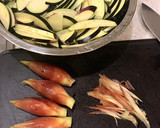 茄子とミョウガ炒めのごま和え作り方2写真