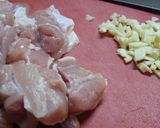 チキンとじゃがいもの♡バジルパスタ作り方2写真