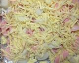 もちベーコンチーズ焼き作り方4写真