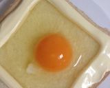 簡単目玉焼きトースト！作り方2写真