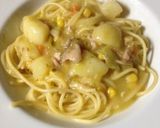 リメイク☆シチューで簡単チーズパスタ♡作り方4写真