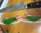 豚バラのシソ味噌ロール作り方1写真