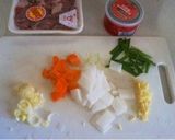 風邪っぴきお一人様用 超簡単♪クッパ作り方1写真