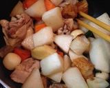 めんつゆだけ★冷凍野菜でかんたん筑前煮作り方3写真