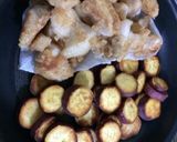 鶏むね肉とサツマイモの揚げ焼き煮！作り方5写真