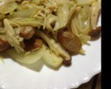 食物繊維で脱便秘♪キャベツ・きのこ炒め作り方11写真