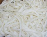 鍋キューブ鶏白湯仕立て！担々麺のおうどん作り方5写真