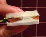 大根のクリームチーズとサーモンサンド♬作り方4写真