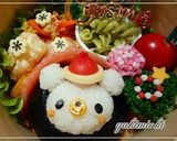 キャラ弁♡ワンポイント♡クリスマスリース作り方7写真