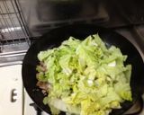 ひき肉と白菜の混ぜ麺風あんかけ焼きそば作り方5写真