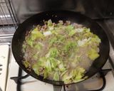 ひき肉と白菜の混ぜ麺風あんかけ焼きそば作り方6写真