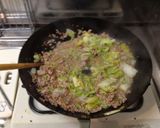 ひき肉と白菜の混ぜ麺風あんかけ焼きそば作り方7写真