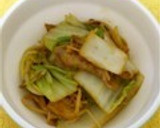 とろ～り白菜と豚コマのオイスター炒め煮作り方7写真